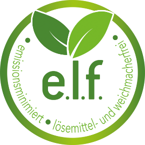 We provide emission-minimised “ELF” products that are solvent- and plasticiser-free, free from harmful emissions and suitable for use in sensitive residential and working environments.