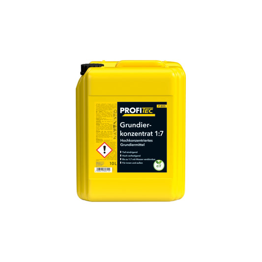 PROFITEC Grundierkonzentrat 1:7 P805 primer concentrate in yellow 10 L container